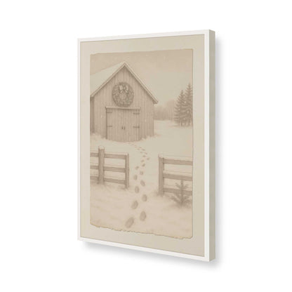 [Color:Opaque White], Picture of art in a Opaque White frame of the corner