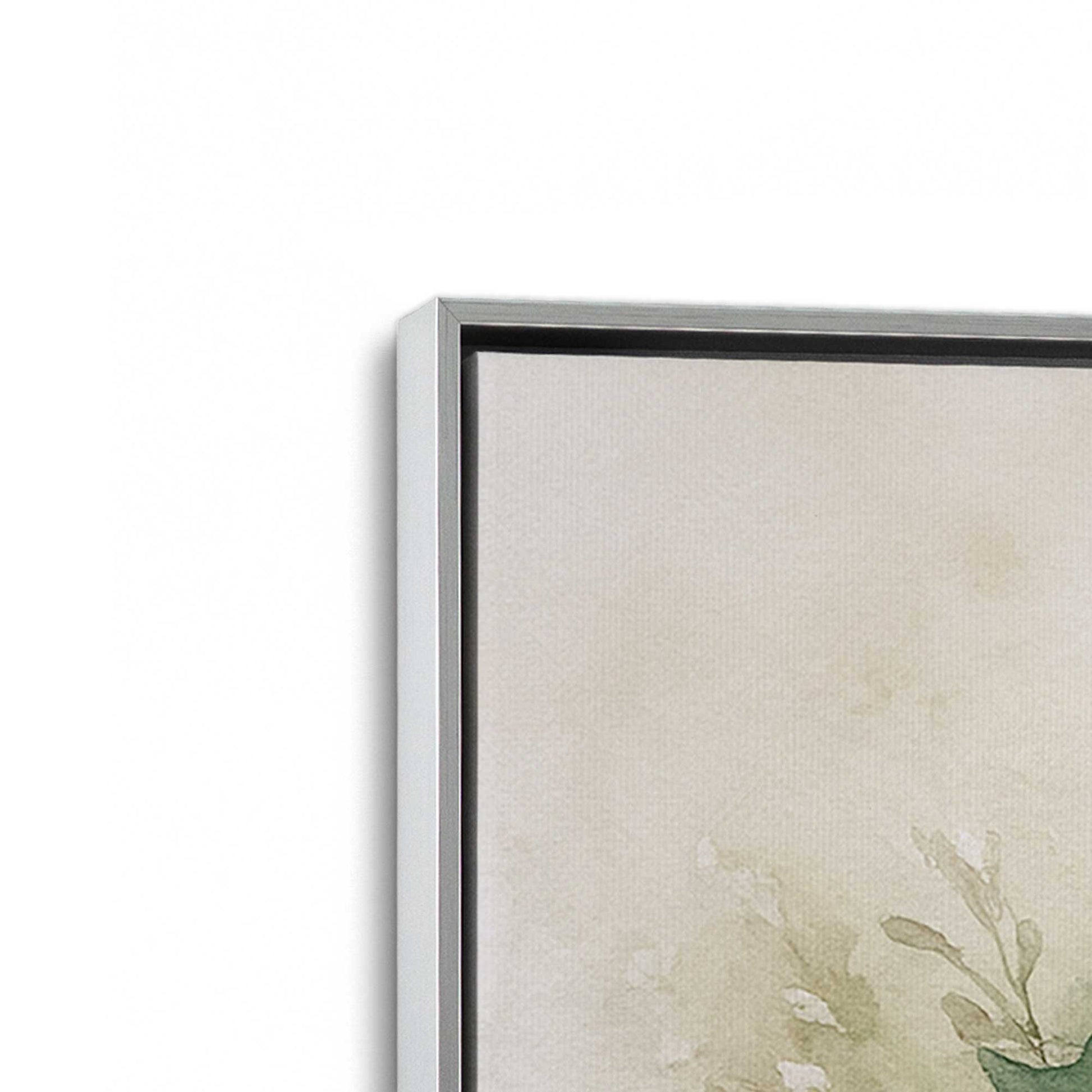 [Color:Polished Chrome], Picture of art in a Polished Chrome frame at an angle