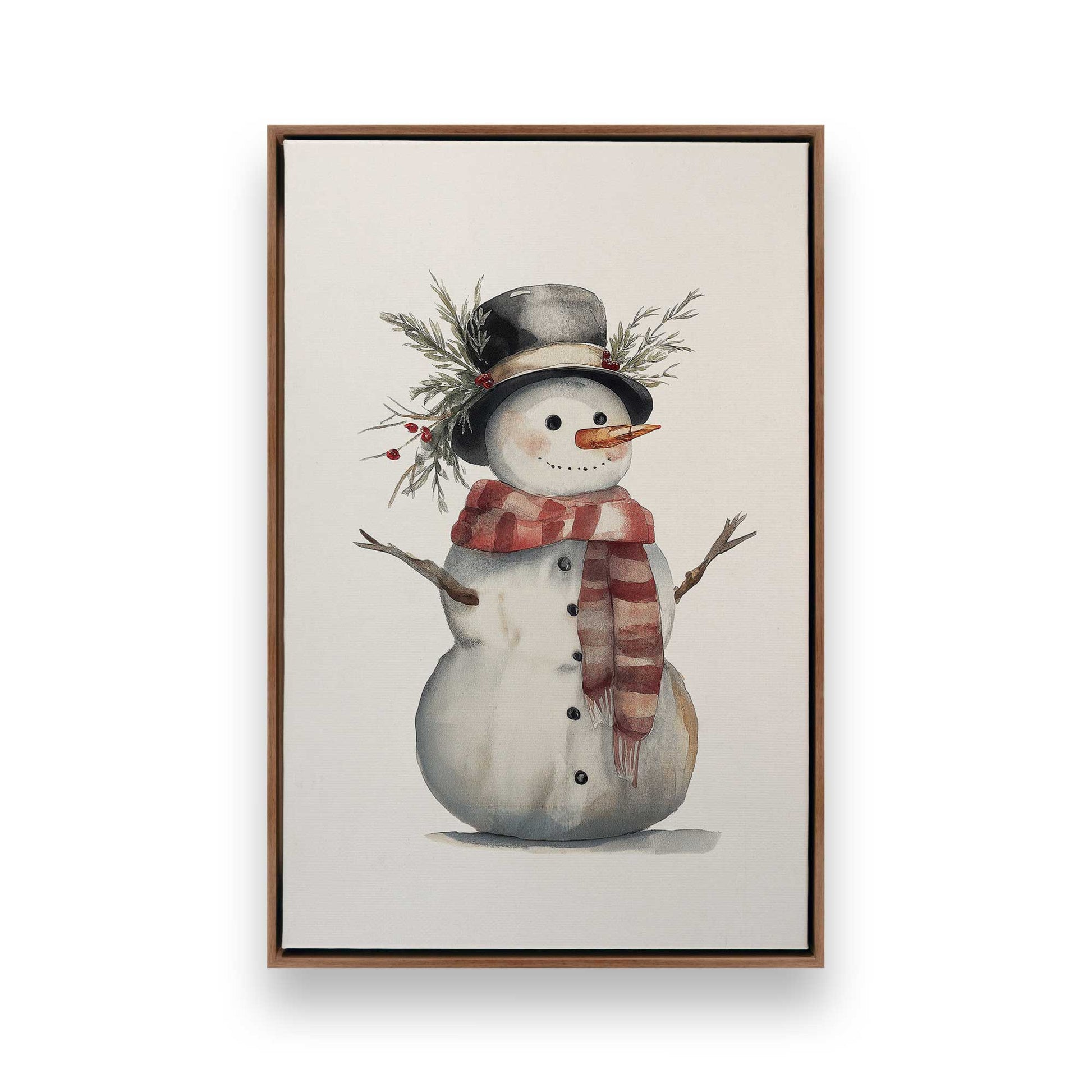 [Color:Walnut], Picture of art in a Walnut frame