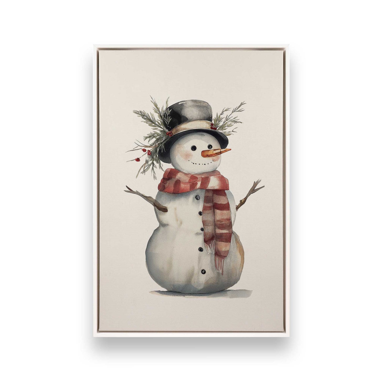 [Color:Opaque White], Picture of art in a White frame