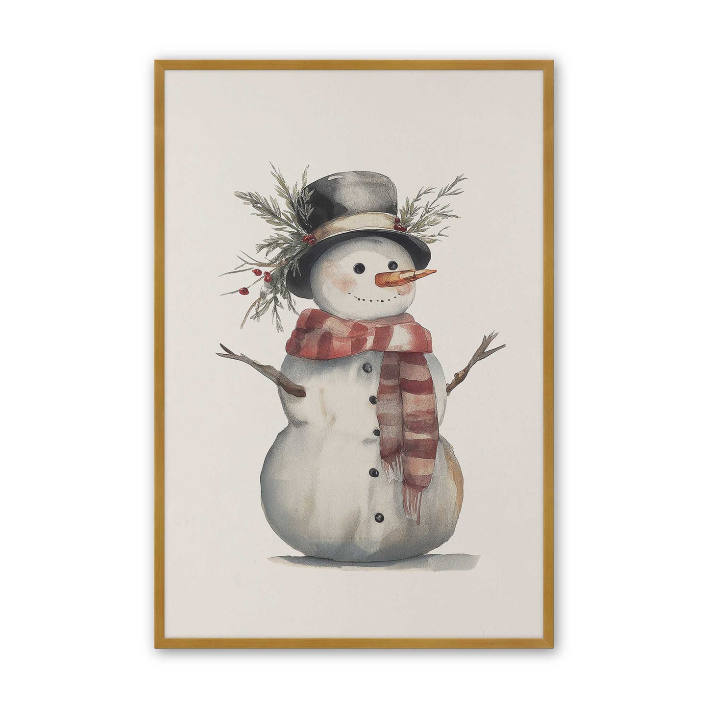 [Color:Polished Gold], Picture of art in a Polished Gold frame