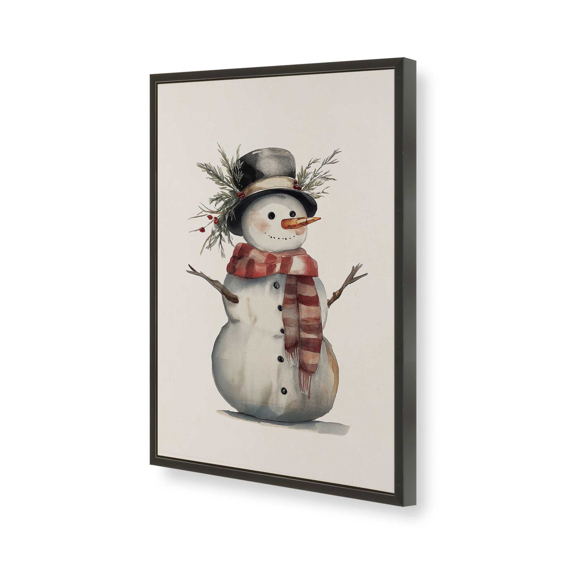 [Color:Satin Black], Picture of art in a Satin Black frame of the corner