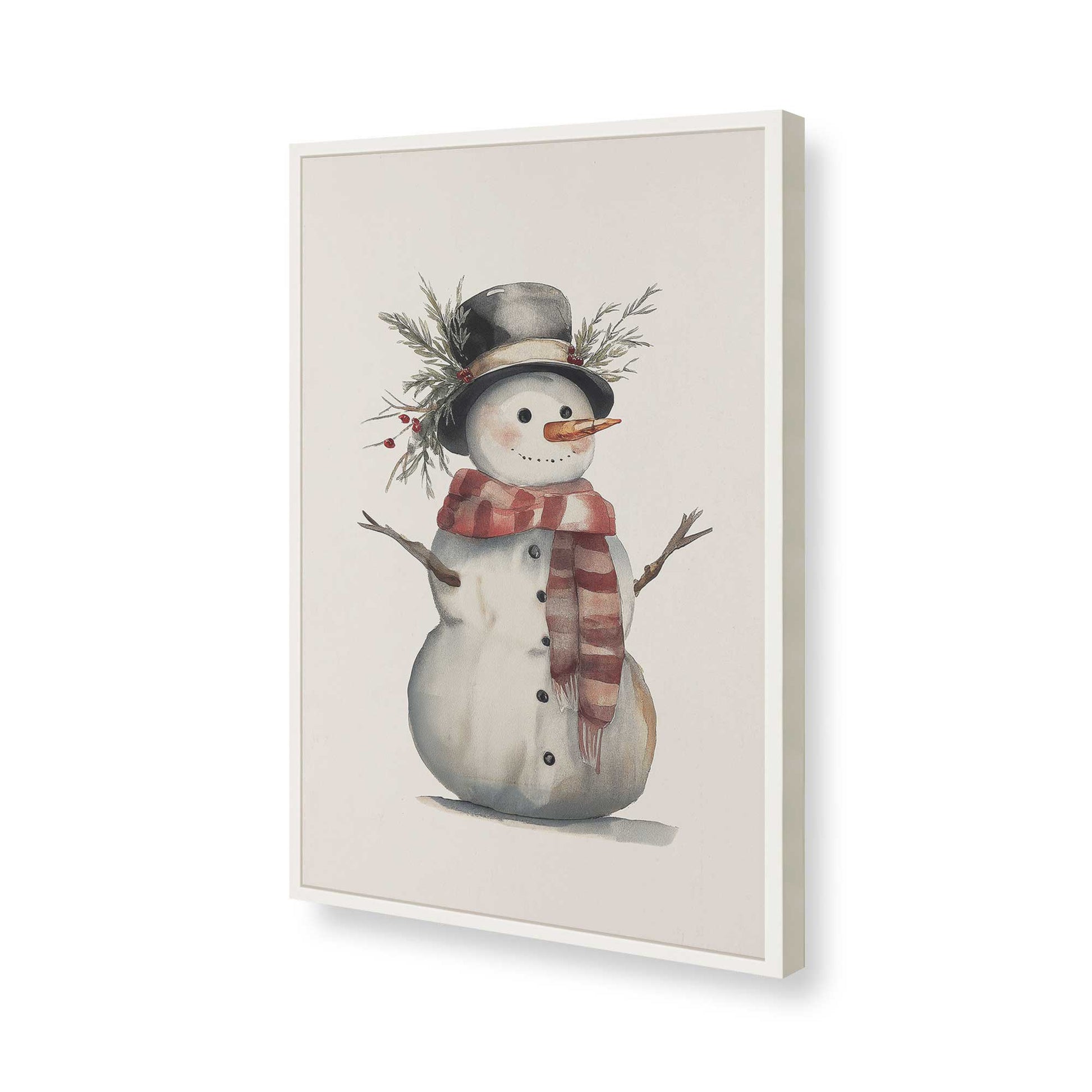 [Color:Opaque White], Picture of art in a Opaque White frame of the corner