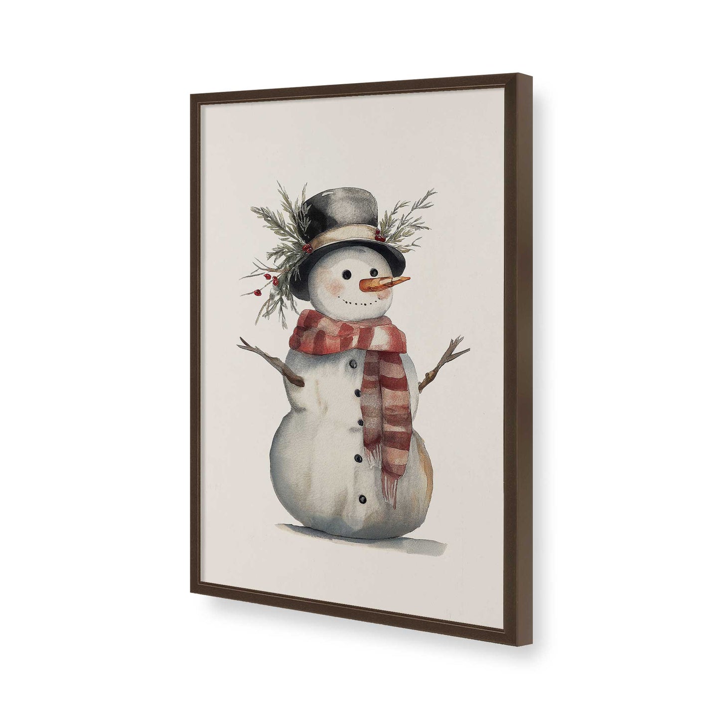 [Color:Belvinder Brown], Picture of art in a Belvinder Brown frame of the corner