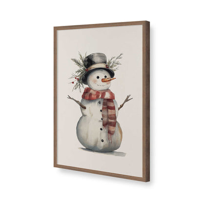 [Color:Walnut], Picture of art in a Walnut frame of the corner