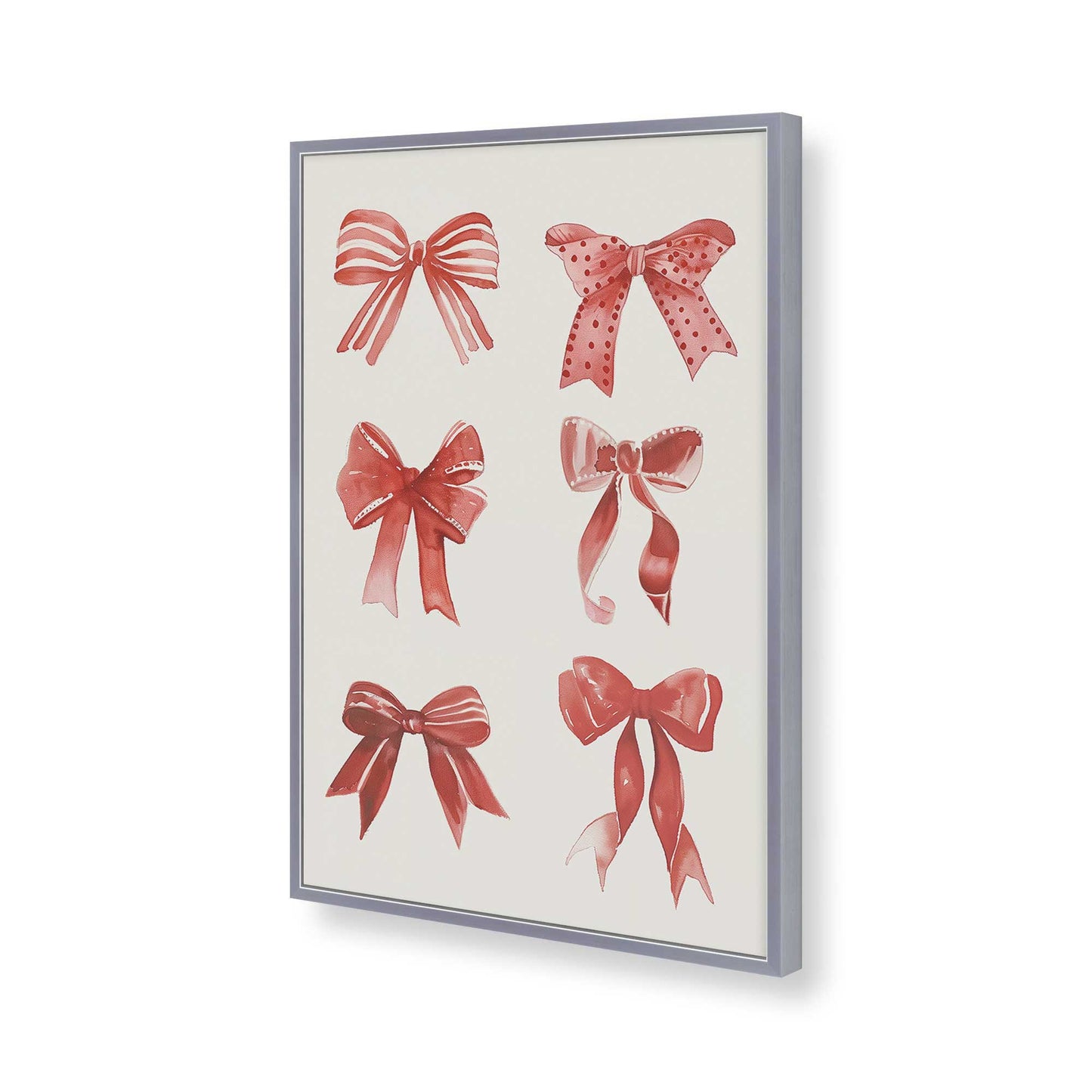 [Color:Polished Chrome], Picture of art in a Polished Chrome frame of the corner