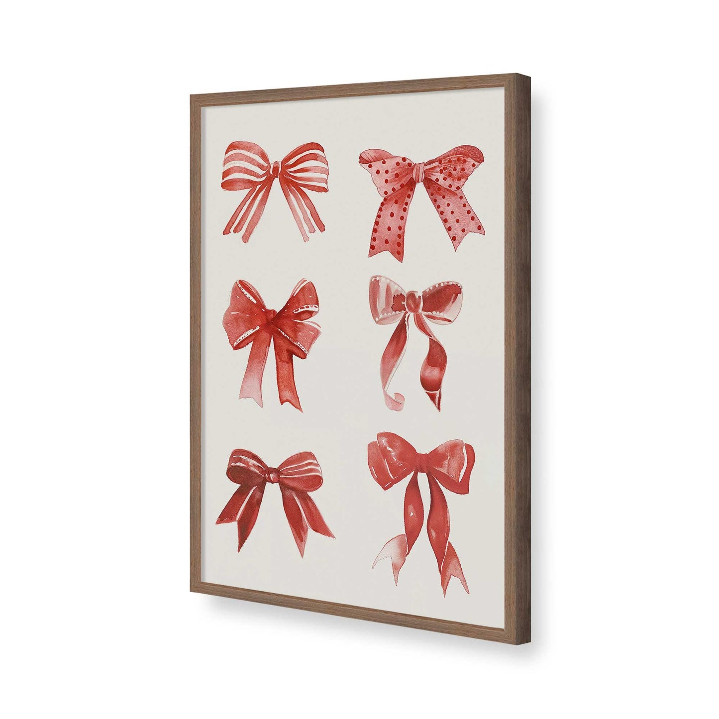 [Color:Walnut], Picture of art in a Walnut frame of the corner