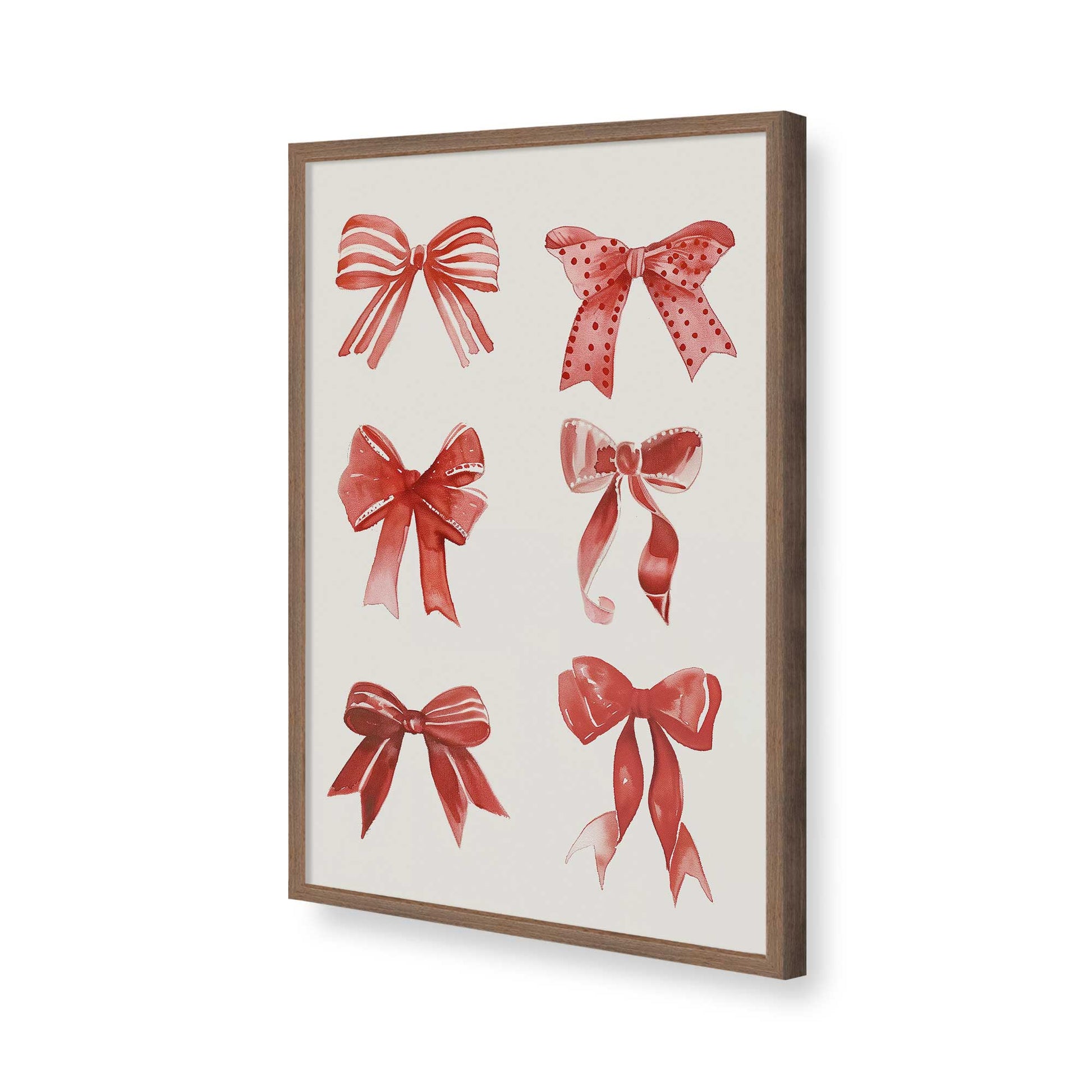 [Color:Walnut], Picture of art in a Walnut frame of the corner