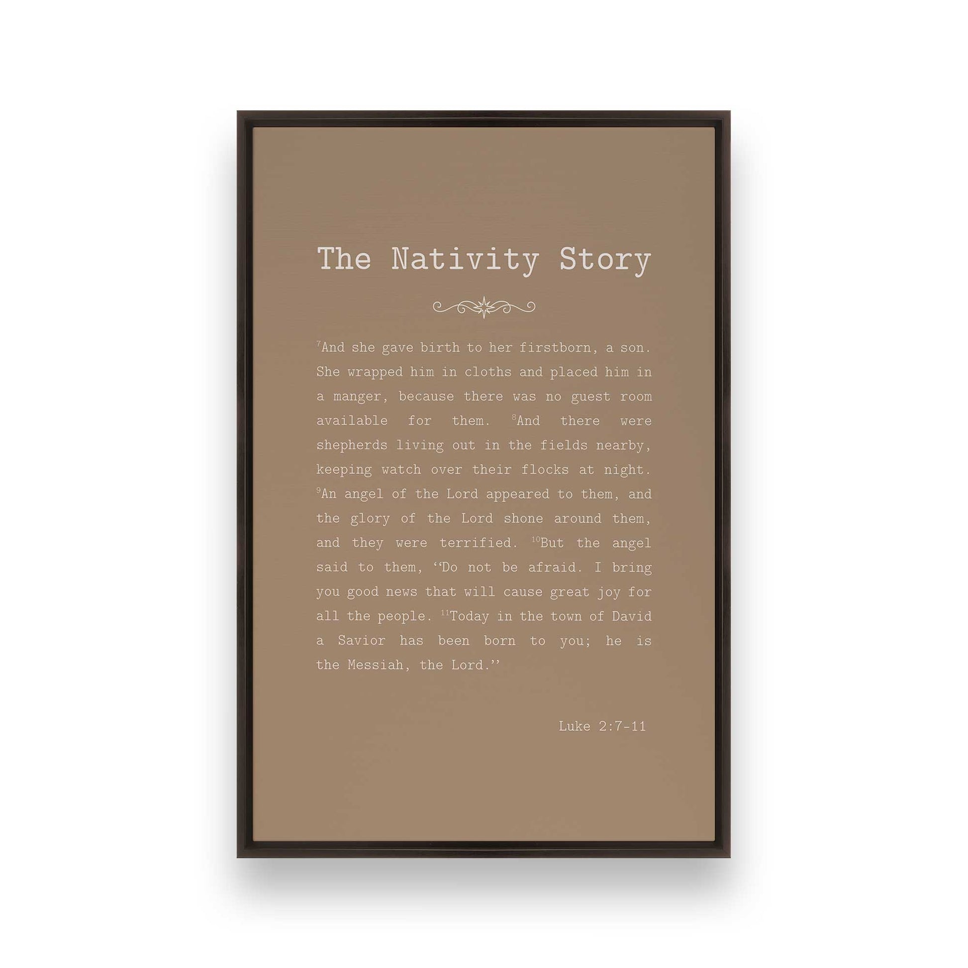 [Color:Espresso], Picture of art in a Espresso frame