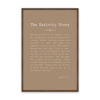 [Color:Walnut], Picture of art in a Walnut frame