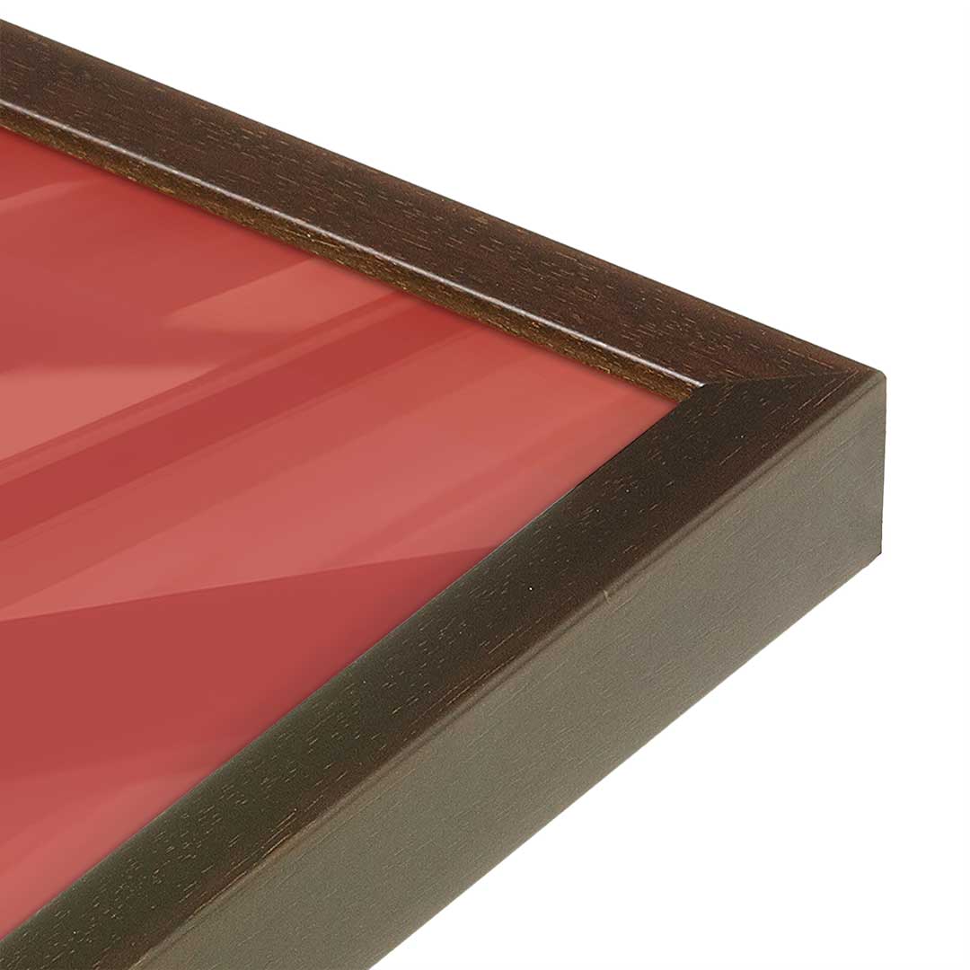 [Color:Belvinder Brown], Picture of art in a Belvinder Brown frame at an angle