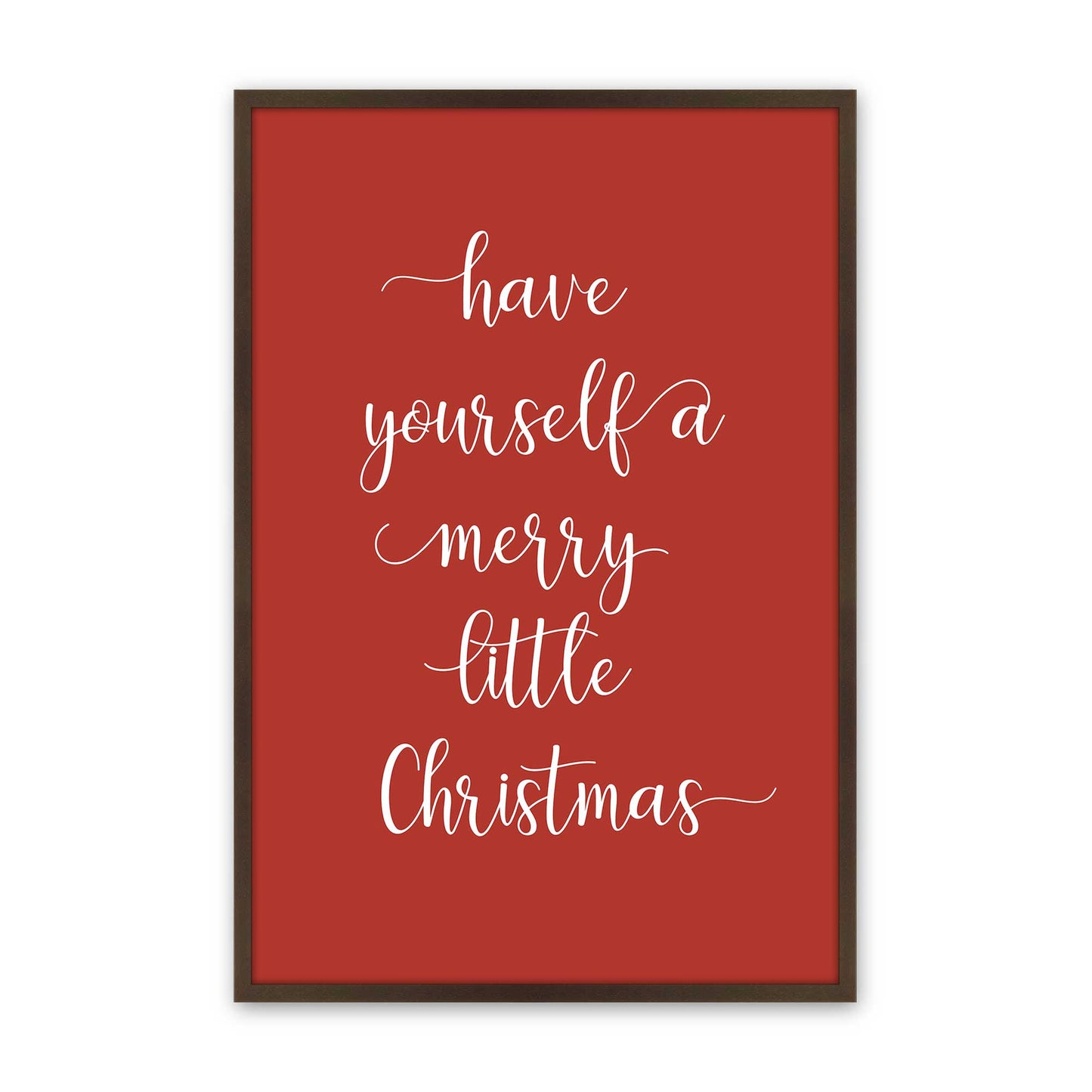 [Color:Brown], Picture of art in a Brown frame