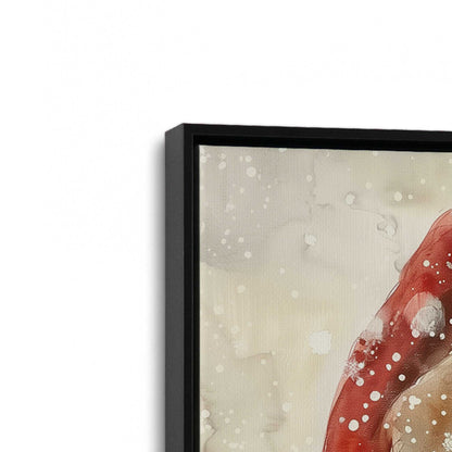 [Color:Satin Black], Picture of art in a Satin Black frame at an angle