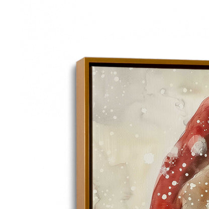 [Color:Polished Gold], Picture of art in a Polished Gold frame at an angle