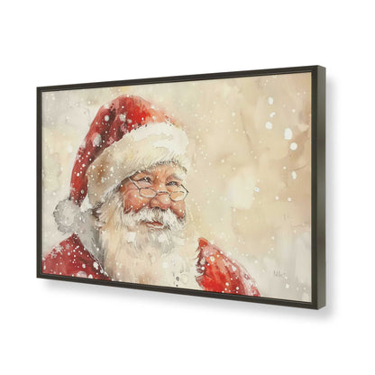 [Color:Satin Black], Picture of art in a Satin Black frame of the corner