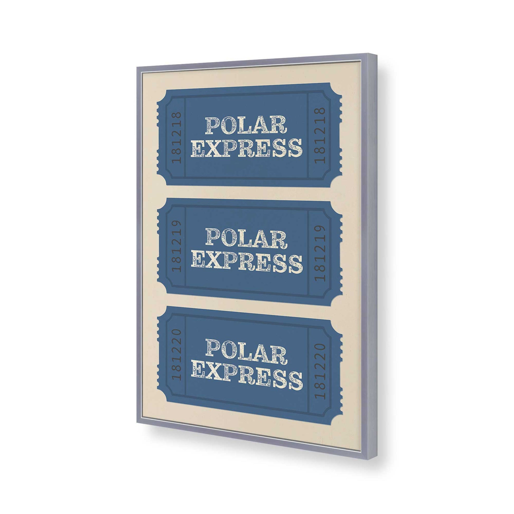 [Color:Polished Chrome], Picture of art in a Polished Chrome frame of the corner