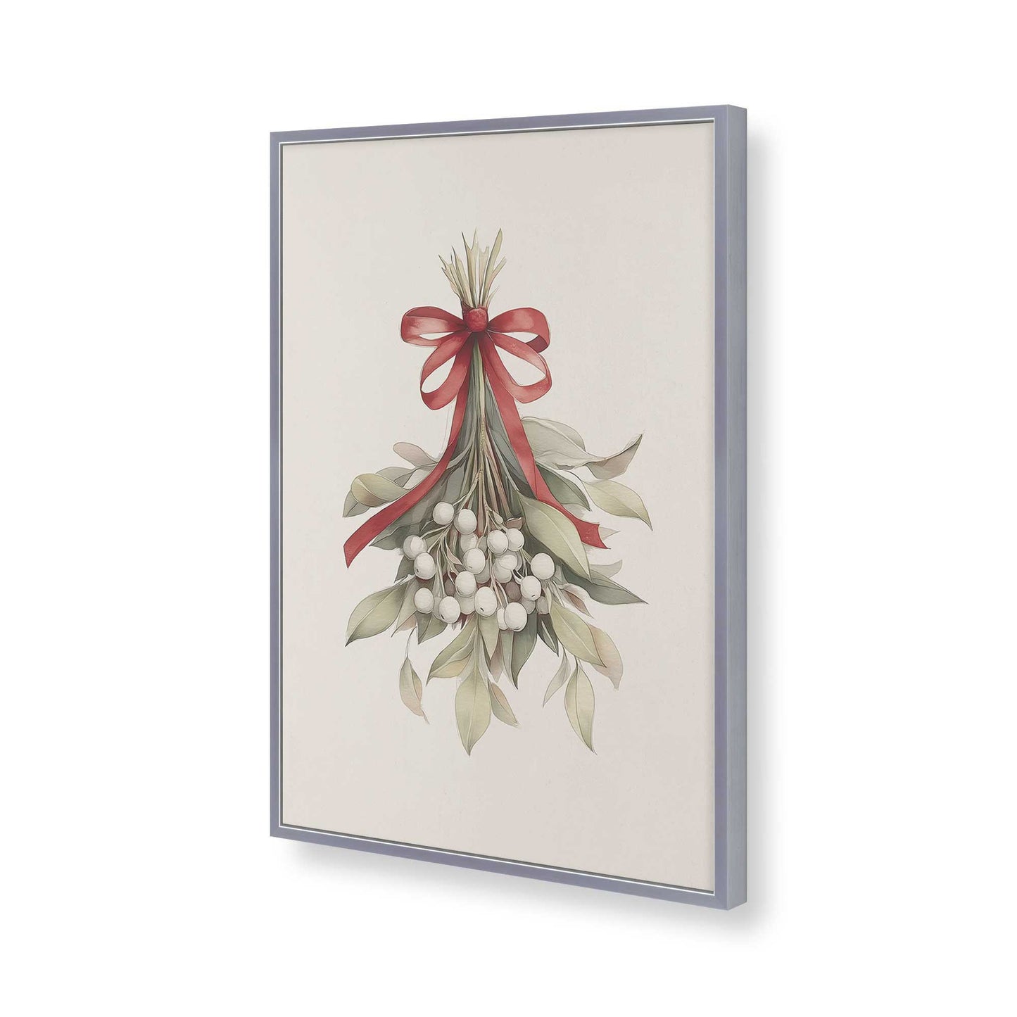 [Color:Polished Chrome], Picture of art in a Polished Chrome frame of the corner