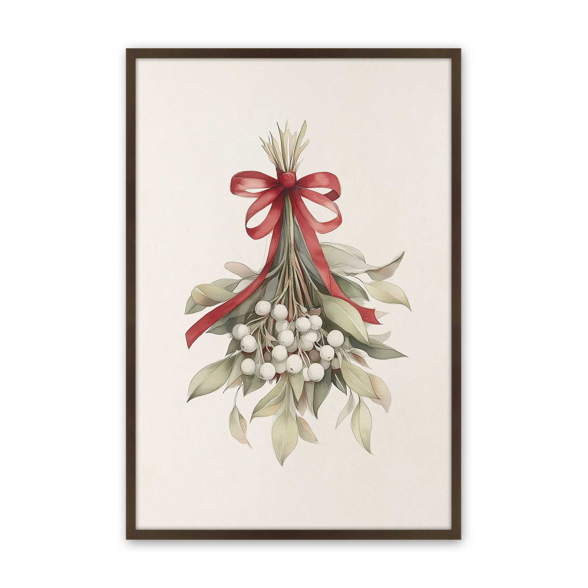 [Color:Brown], Picture of art in a Brown frame