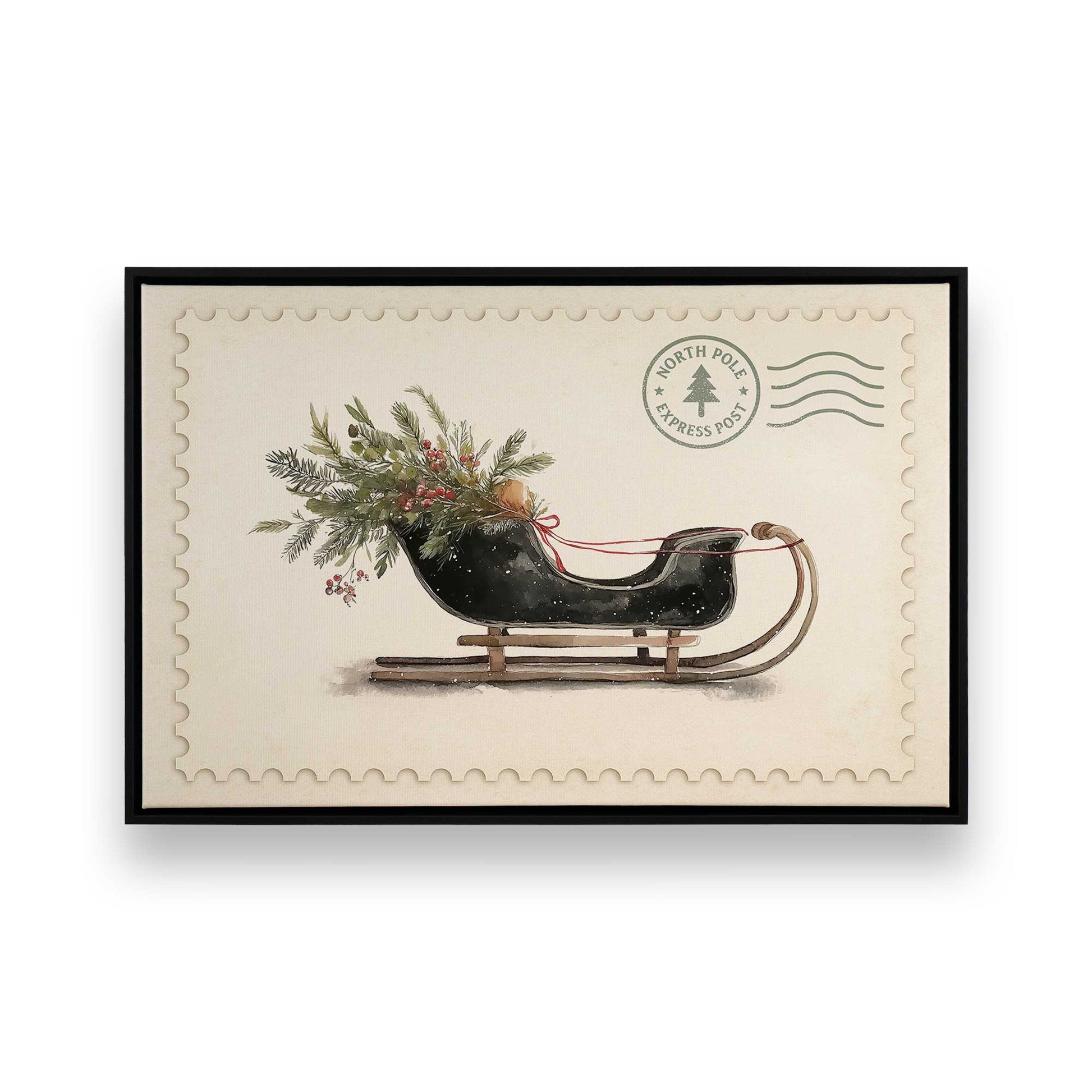 [Color:Satin Black], Picture of art in a Satin Black frame