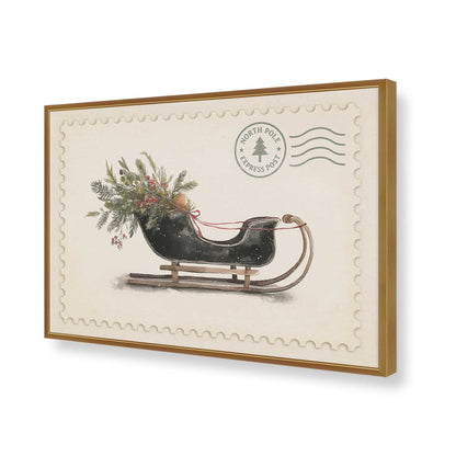 [Color:Polished Gold], Picture of art in a Polished Gold frame of the corner