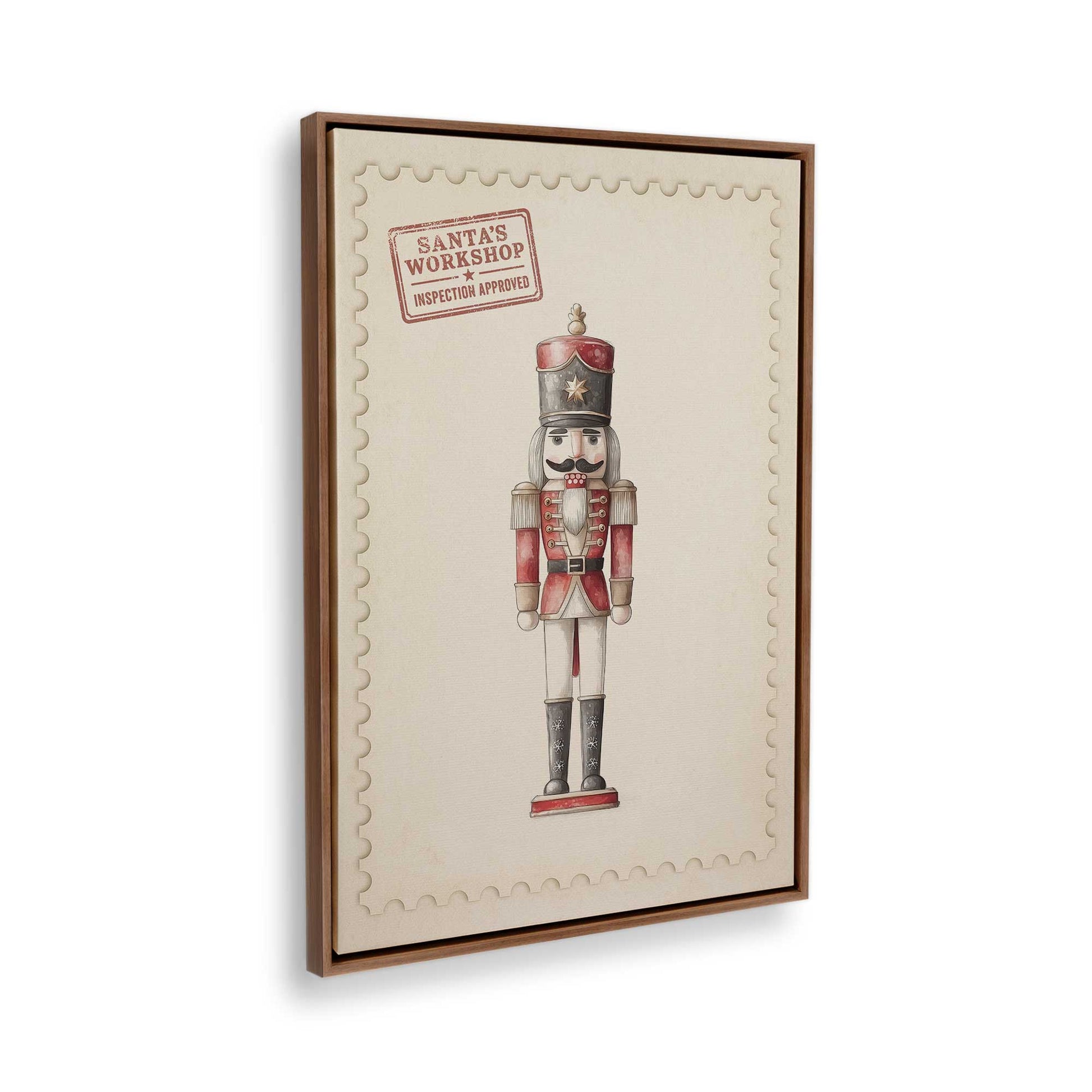 [Color:Walnut], Picture of the corner of the art