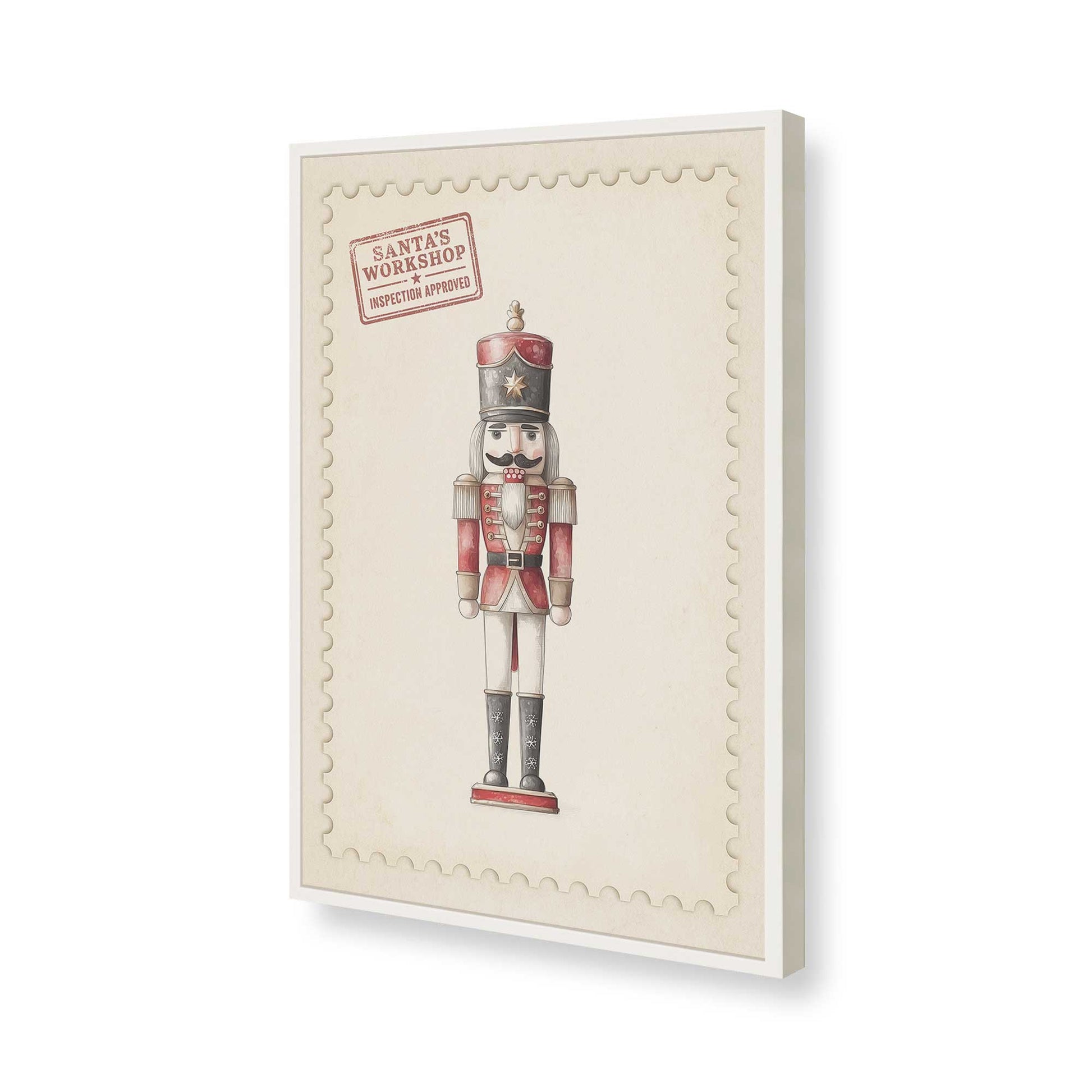 [Color:Opaque White], Picture of art in a Opaque White frame of the corner