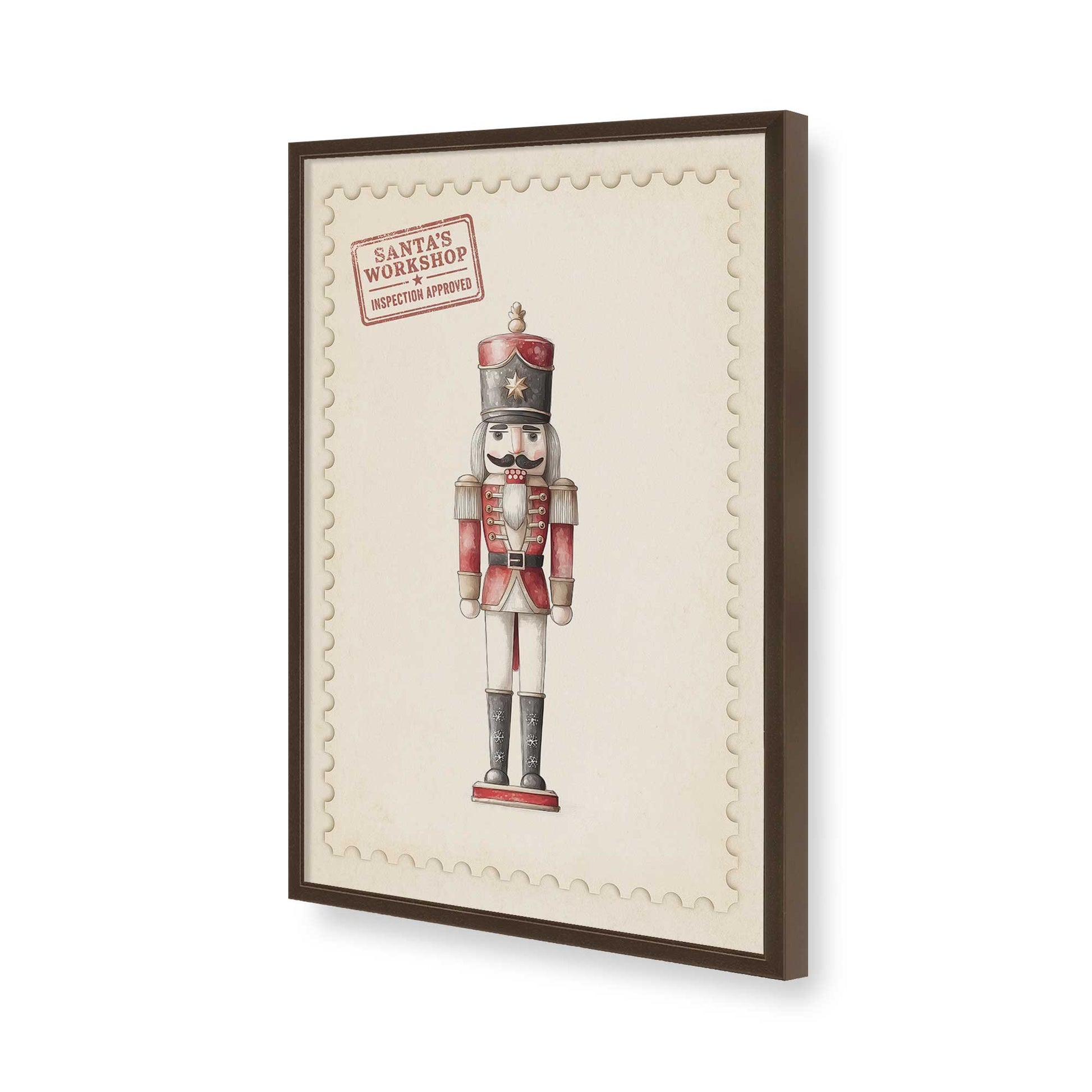 [Color:Belvinder Brown], Picture of art in a Belvinder Brown frame of the corner