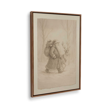 [Color:Walnut], Picture of the corner of the art