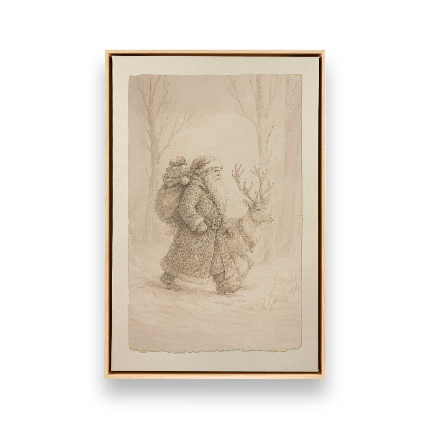 [Color:American Maple], Picture of art in a American Maple frame