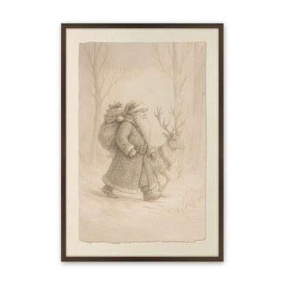 [Color:Belvinder Brown], Picture of art in a Belvinder Brown frame