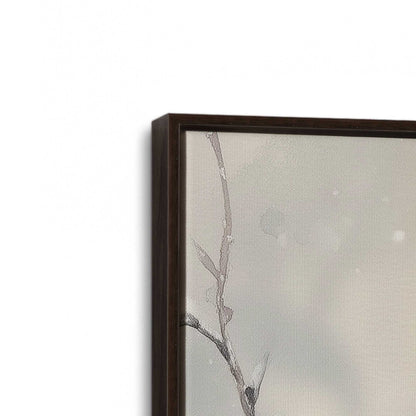 [Color:Espresso], Picture of art in a Espresso frame at an angle