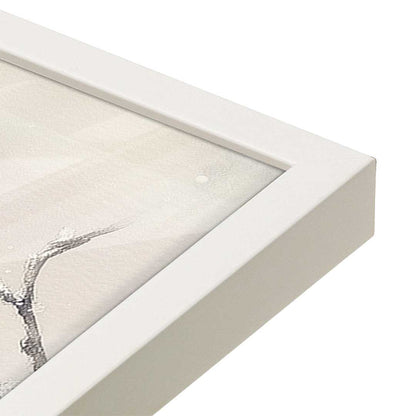 [Color:Opaque White], Picture of art in a Opaque White frame at an angle