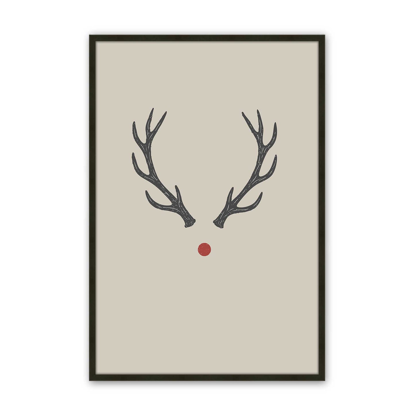 [Color:Satin Black], Picture of art in a Satin Black frame