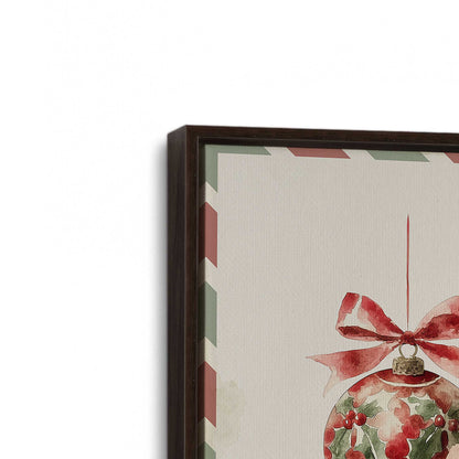 [Color:Espresso], Picture of art in a Espresso frame at an angle