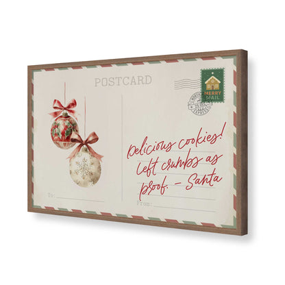 [Color:Walnut], Picture of art in a Walnut frame of the corner