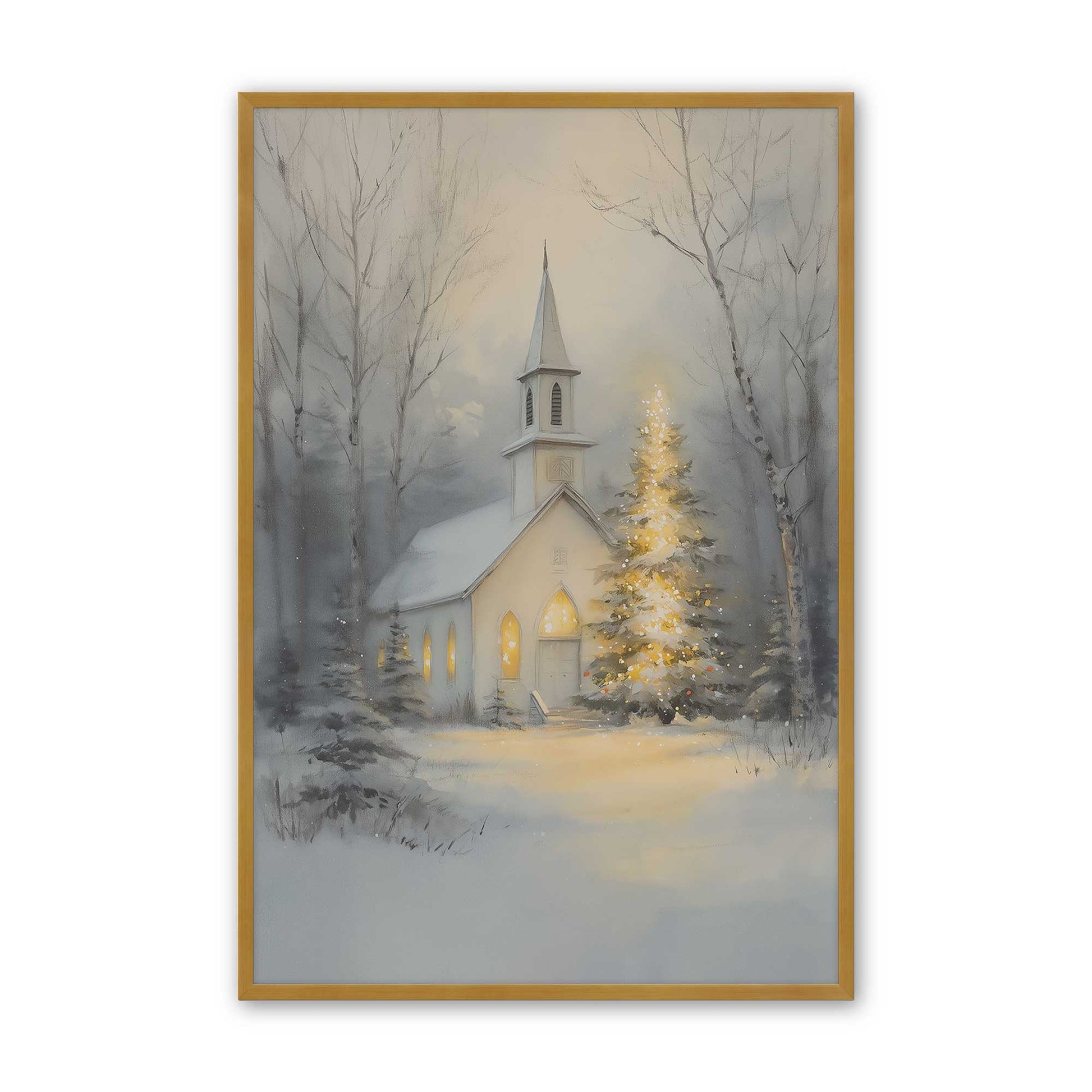 [Color:Polished Gold], Picture of art in a Polished Gold frame