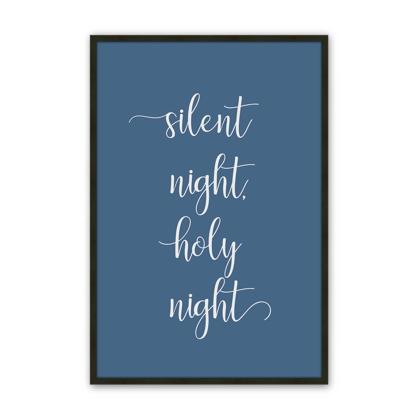 [Color:Satin Black], Picture of art in a Satin Black frame