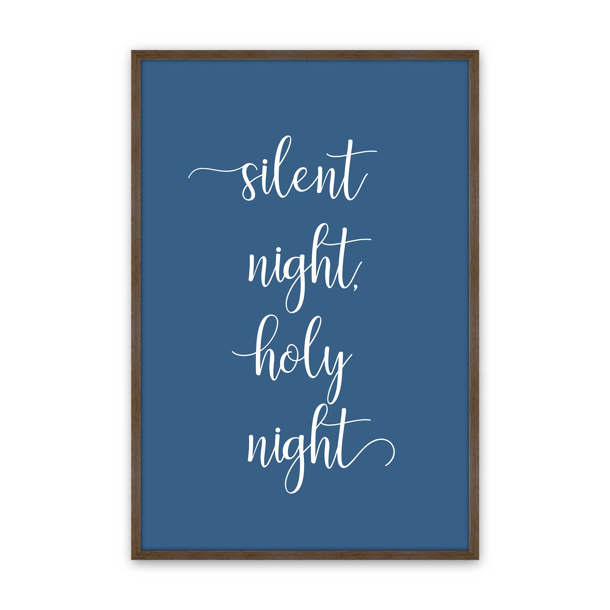 [Color:Walnut], Picture of art in a Walnut frame