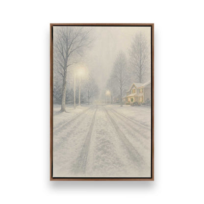 [Color:Walnut], Picture of art in a Walnut frame