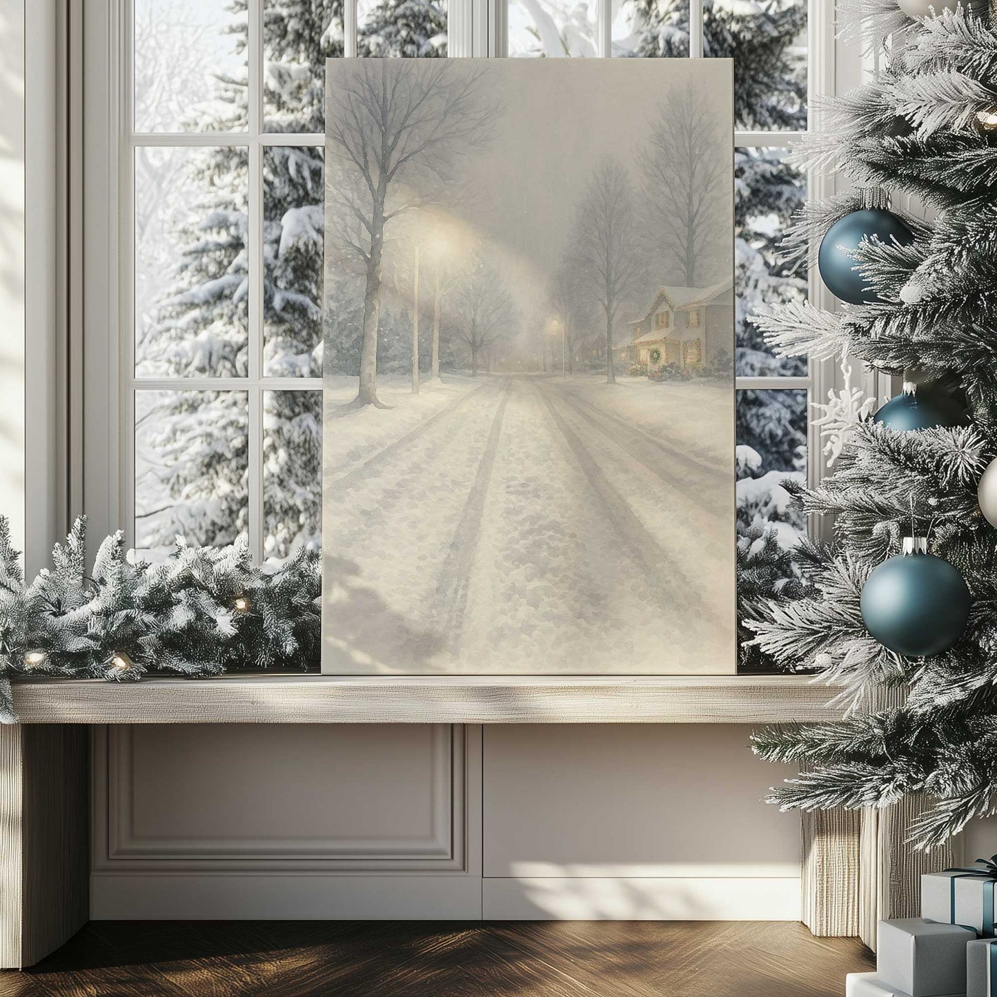 Picture of art in a room