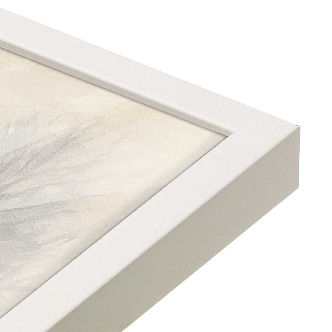 [Color:Opaque White], Picture of art in a Opaque White frame at an angle