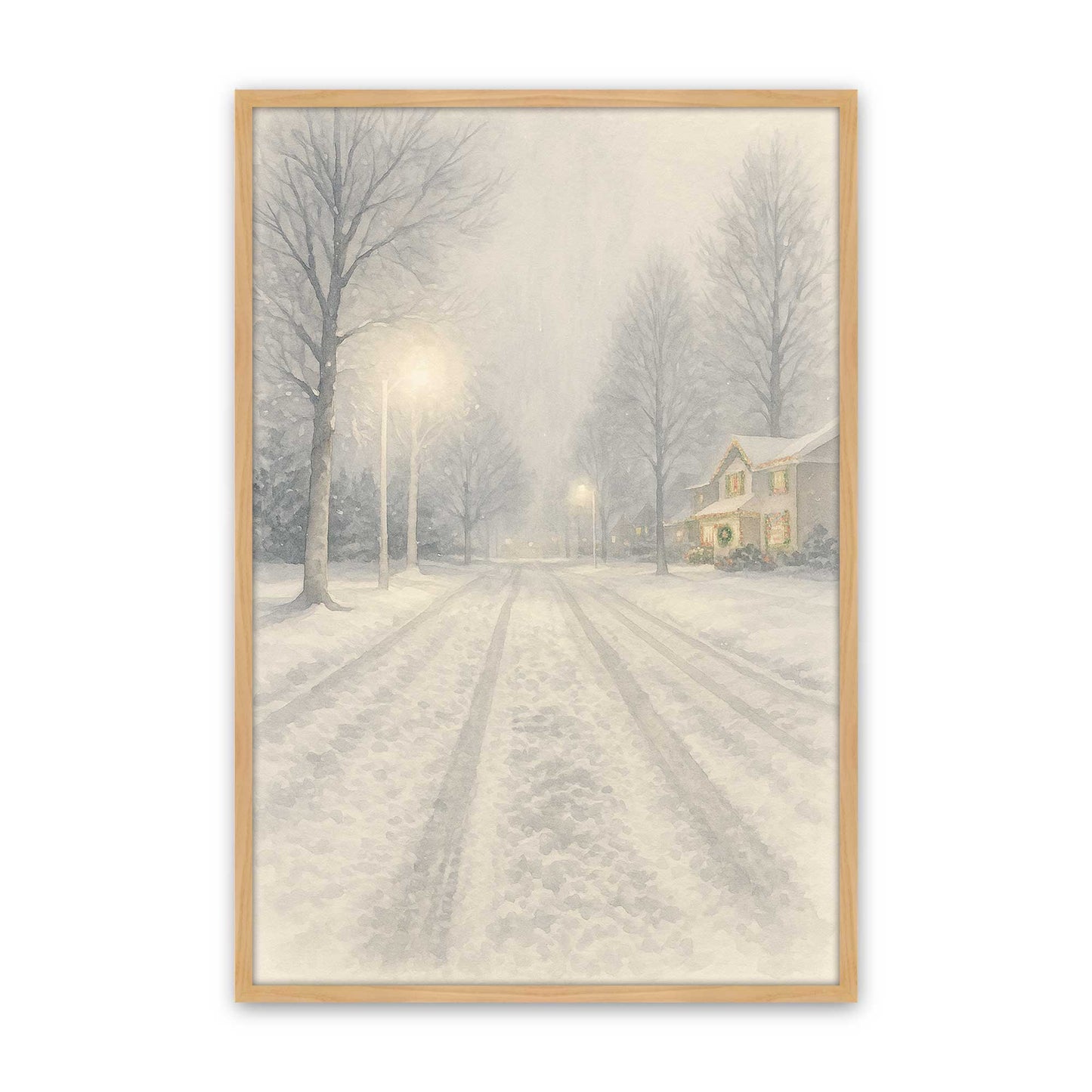 [Color:American Maple], Picture of art in a American Maple frame