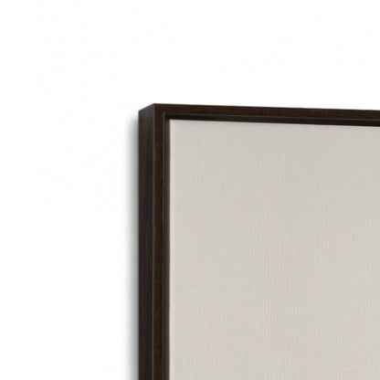 [Color:Espresso], Picture of art in a Espresso frame at an angle