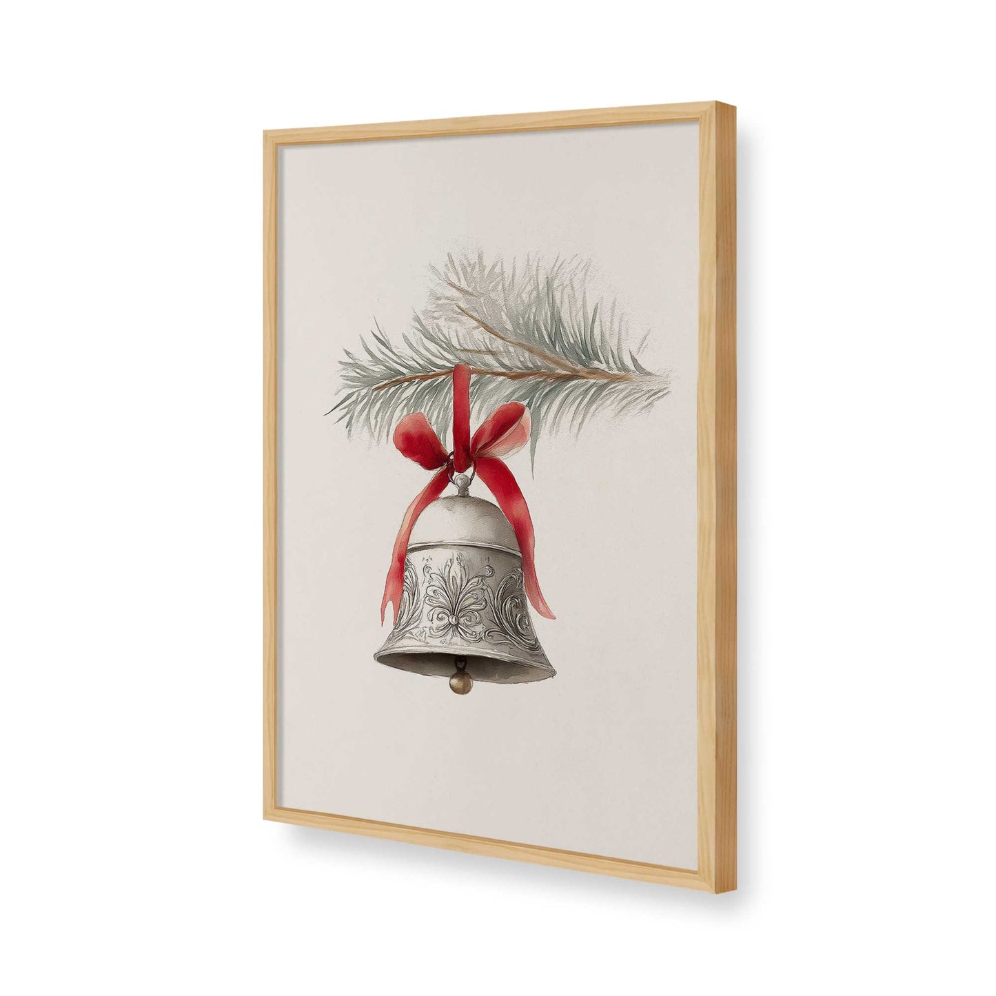 [Color:American Maple], Picture of art in a American Maple frame of the corner