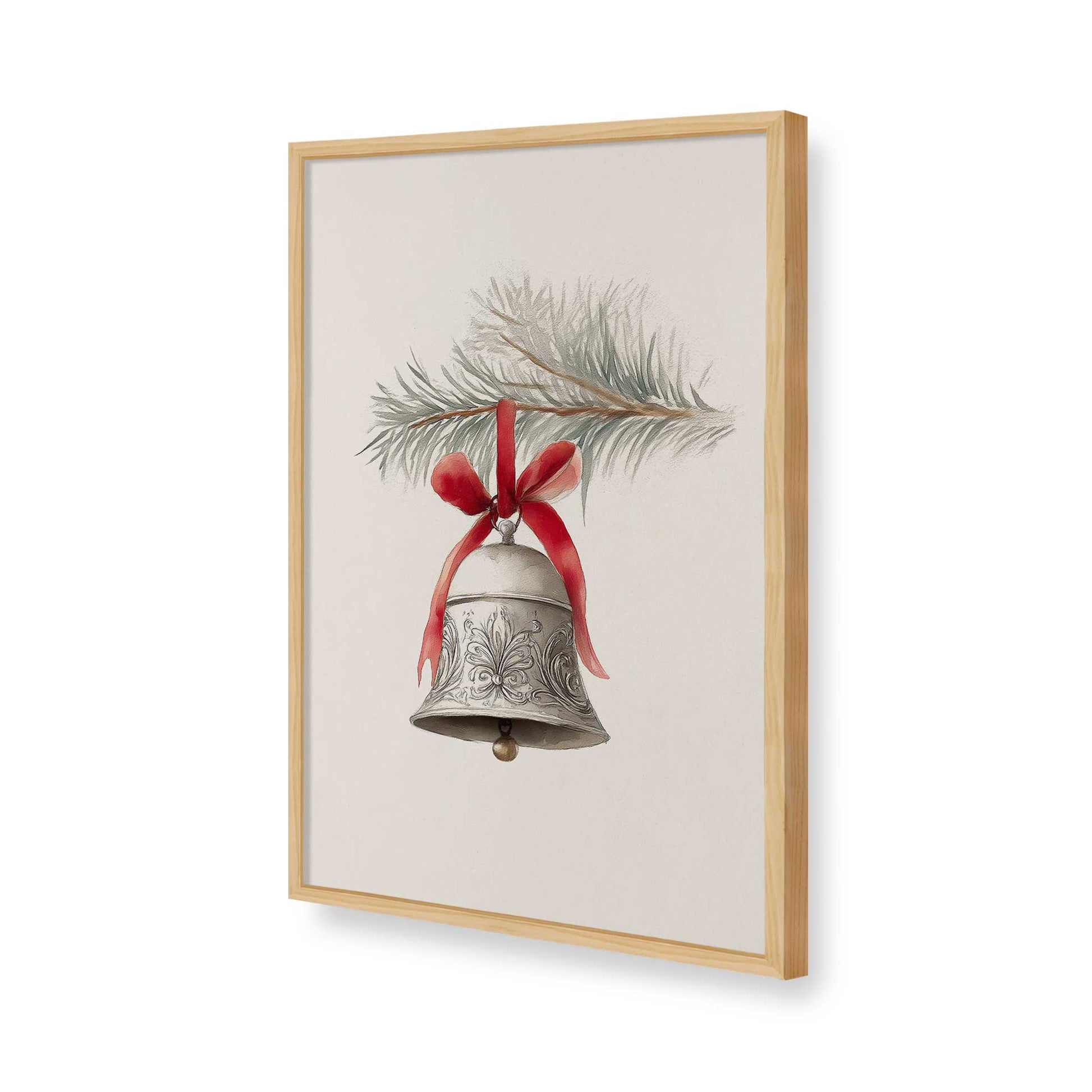 [Color:American Maple], Picture of art in a American Maple frame of the corner