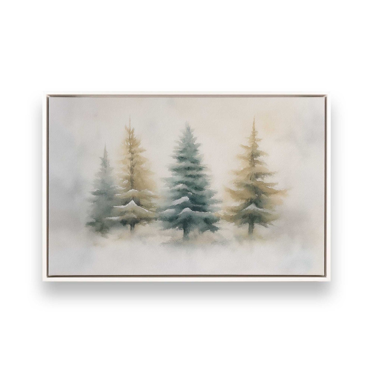 [Color:Opaque White], Picture of art in a White frame