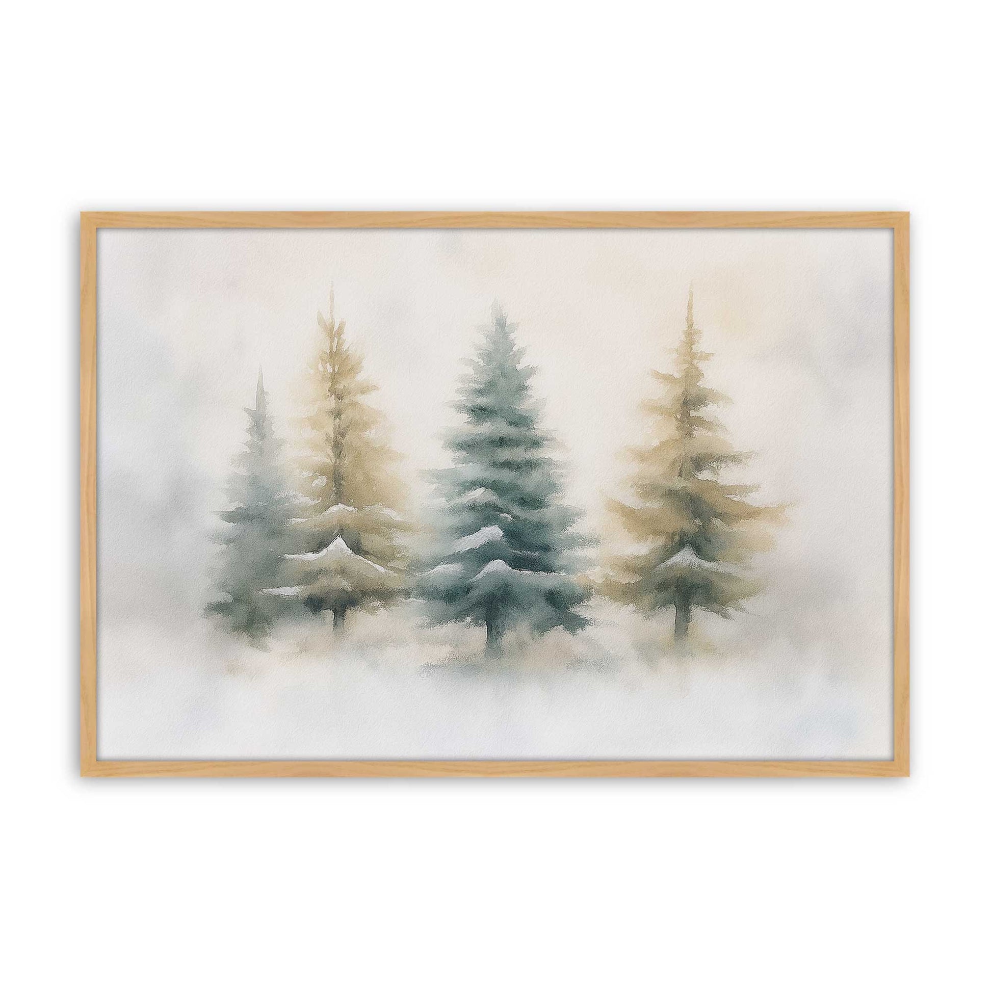 [Color:American Maple], Picture of art in a American Maple frame