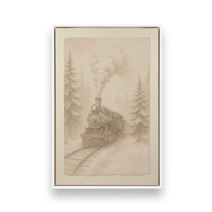 [Color:Opaque White], Picture of art in a White frame