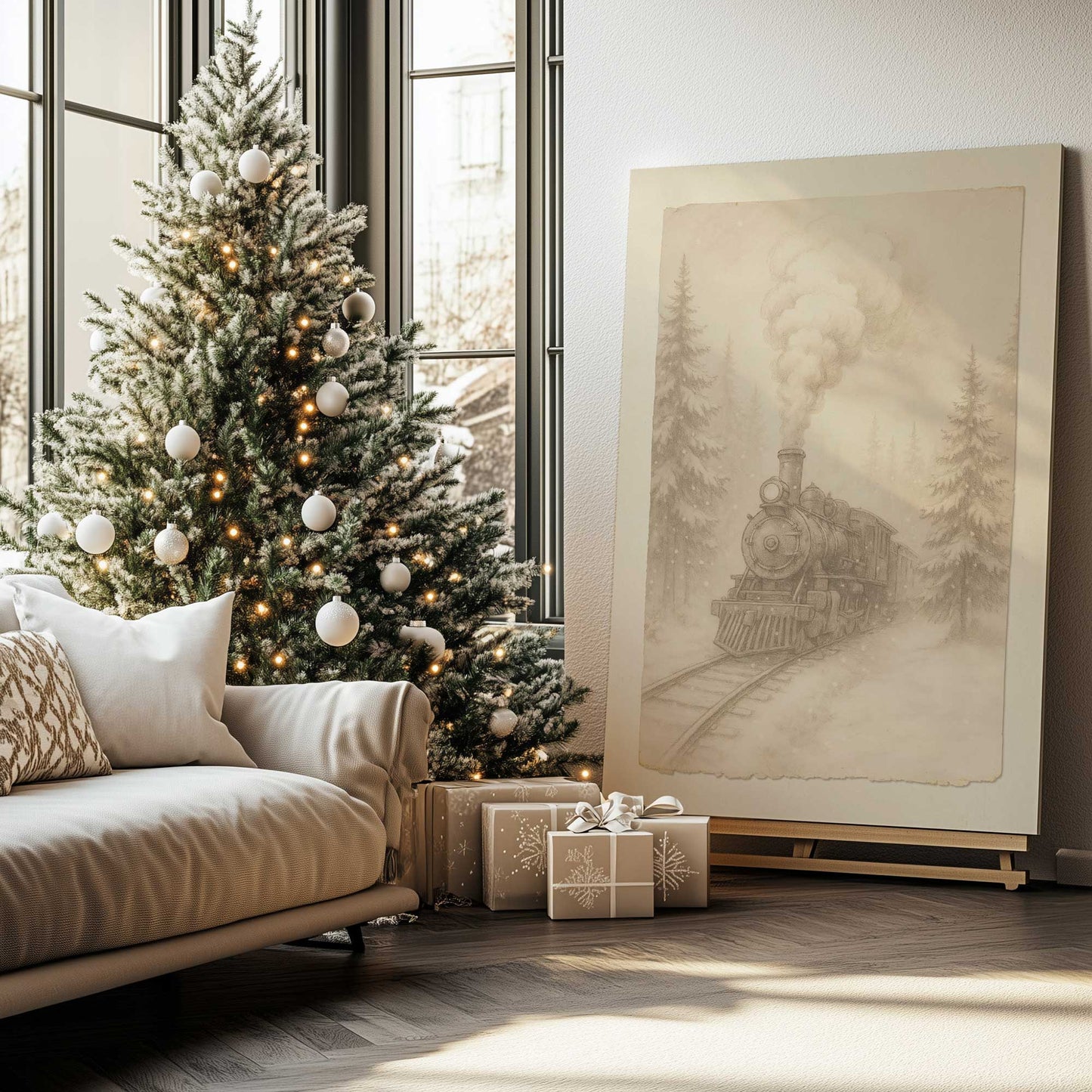 Picture of art in a room