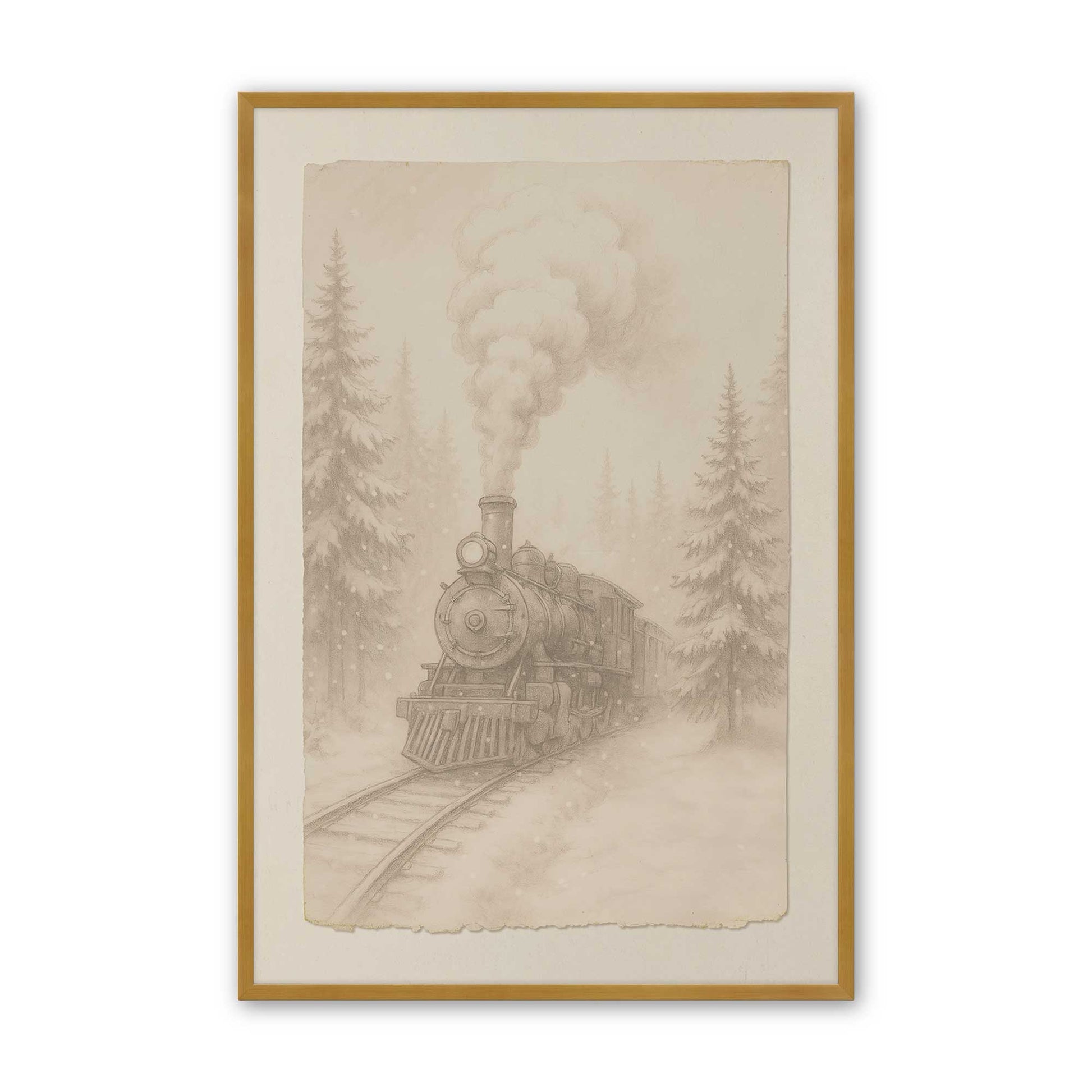 [Color:Polished Gold], Picture of art in a Polished Gold frame